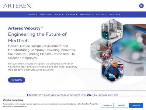 Arterex - Global Medical Device Contract Manufacturing Leader