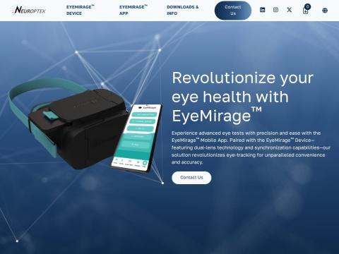 Neuroptek Corporation Inc. | Smartphone Eye ＆ Neuro Diagnostic Systems