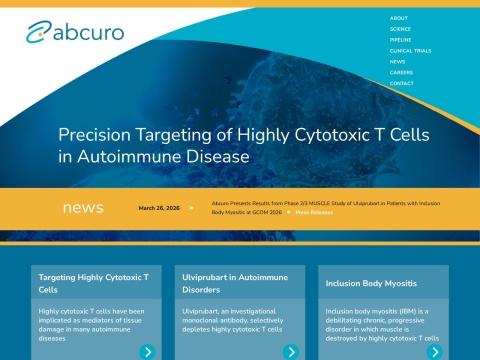 Abcuro, Inc. - Clinical-Stage Biotechnology Company Developing First-in-Class KLRG1 Immunotherapies