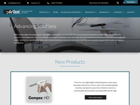 AdDent, Inc. - Innovative Dental Diagnostic and Restorative Device Manufacturer
