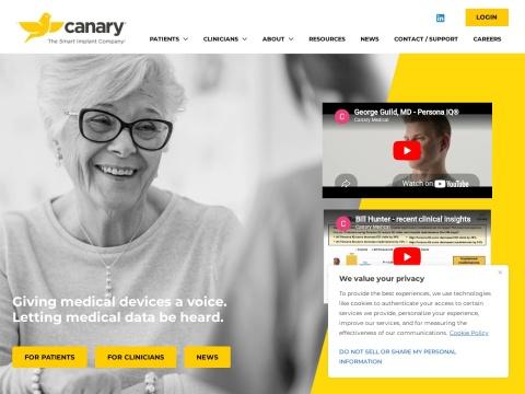 Canary Medical Inc. - Pioneer of Implantable Smart Sensor Technology for Healthcare