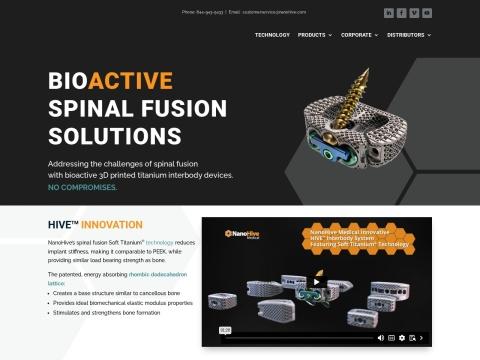 NanoHive Medical, LLC - Pioneer in 3D Printed Spinal Interbody Fusion Implants
