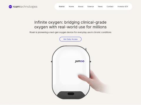 Roam Technologies | Portable Oxygen Concentrator and AI Solutions