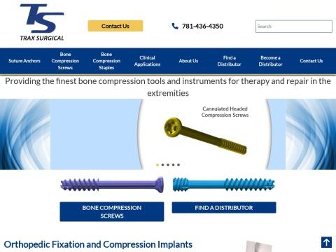 Trax Surgical | Extremity Bone Screw ＆ Compression Staple Manufacturer